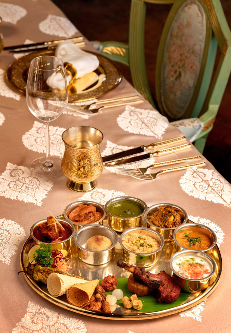 Highly Rated Restaurant Suvarna Mahal – Taj Rambagh Palace Jaipur Rajasthan India HungerHoo 5 768x1105